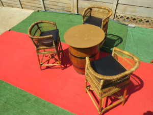 cane chair hire