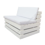 seater white pallet couch