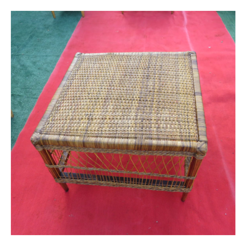 Cane coffee table