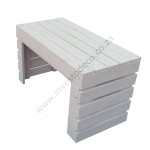 white pallet coffee table